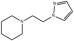 (1-2-PIPERIDINOETHYL)PYRAZOLE 结构式