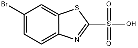 6-BROMOBENZOTHIAZOLE-2-SULFONIC ACID 结构式