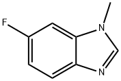 6-FLUORO-1-METHYLBENZOIMIDAZOLE 结构式