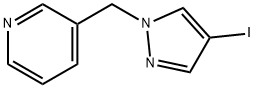 4-IODO-1-(PYRIDIN-3-YLMETHYL)PYRAZOLE 结构式