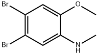 N-METHYL 4,5-DIBROMO-2-METHOXYANILINE 结构式