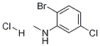N-METHYL 2-BROMO-5-CHLOROANILINE, HCL 结构式