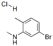 5-BROMO-N,2-DIMETHYLANILINE, HCL 结构式