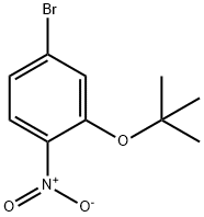 4-BROMO-2-T-BUTOXY-1-NITROBENZENE 结构式