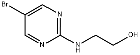 5-BROMO-2-(2-HYDROXYETHYLAMINO)PYRIMIDINE 结构式