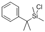 Α-(氯代二甲硅基)枯烯 结构式