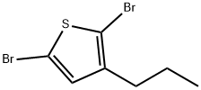 2,5-二溴-3-丙基噻吩 结构式