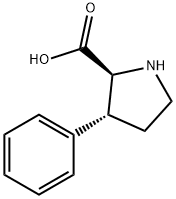 3-苯基-L-脯氨酸 结构式