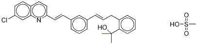 Des[3-[[(1-CarboxyMethyl)cyclopropyl]Methyl]thio]-2-propenyl Montelukast Mesylate 结构式