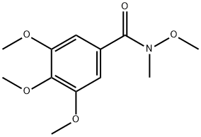 N,3,4,5-四甲氧基-N-甲基-苯甲酰胺 结构式