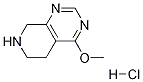5,6,7,8-四氢-4-甲氧基吡啶并[3,4-D]嘧啶盐酸盐 结构式
