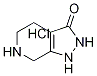4,5,6,7-四氢-1H-吡唑[3,4-C]吡啶-3(2H)-酮盐酸盐 结构式