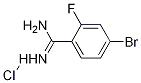 4-溴-2-氟苯甲酰胺盐酸盐 结构式