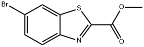 6-溴苯并[D]噻唑-2-甲酸甲酯 结构式