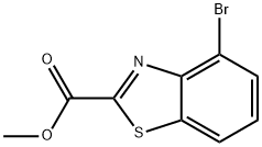 4-溴苯并[D]噻唑-2-羧酸甲酯 结构式