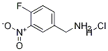 (4-氟-3-硝基苯基)甲胺盐酸盐 结构式