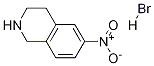 6-硝基-1,2,3,4-四氢异喹啉氢溴酸盐 结构式