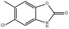 5-CHLORO-6-METHYLBENZO[D]OXAZOL-2(3H)-ONE 结构式