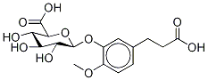 Dihydroisoferulic Acid 3-O-Glucuronide 结构式