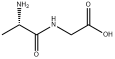 DL-丙氨酰甘氨酸 结构式