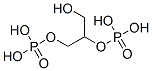 3-hydroxypropane-1,2-diyl bis(dihydrogenphosphate)  结构式