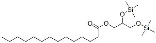 Myristic acid 2,3-bis(trimethylsilyloxy)propyl ester 结构式