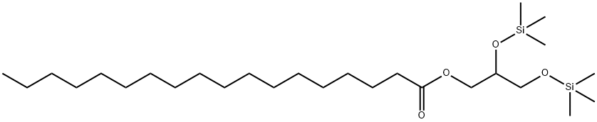 Stearic acid 2,3-bis(trimethylsilyloxy)propyl ester 结构式
