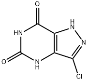 1H-Pyrazolo[4,3-d]pyriMidine-5,7(4H,6H)-dione, 3-chloro- 结构式