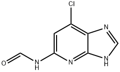 N-(7-CHLORO-1H-IMIDAZO[4,5-B]PYRIDIN-5-YL)FORMAMIDE 结构式