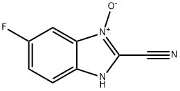 1H-Benzimidazole-2-carbonitrile,5-fluoro-,3-oxide(9CI) 结构式