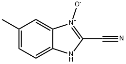 1H-Benzimidazole-2-carbonitrile,5-methyl-,3-oxide(9CI) 结构式