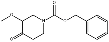 benzyl 3-methoxy-4-oxopiperidine-1-carboxylate 结构式