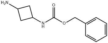 3-氨基环丁基氨基甲酸苄酯 结构式