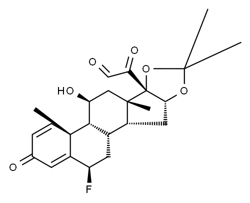 21-Dehydro Flunisolide 结构式