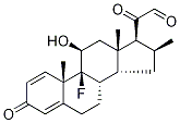 21-脱氢-17-脱氧地塞米松 结构式