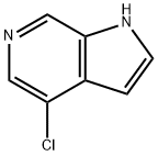 4-氯-1H-吡咯并[2,3-C]吡啶 结构式