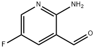 2-Amino-5-fluoro-pyridine-3-carbaldehyde 结构式