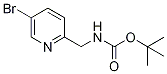 (5-BroMopyridin-2-ylMethyl)carbaMic acid tert-butyl ester 结构式