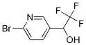 1-[6-溴-3-吡啶基]-2,2,2-三氟乙醇 结构式