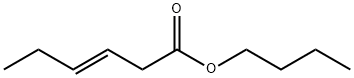 (E)-3-己烯酸丁酯 结构式