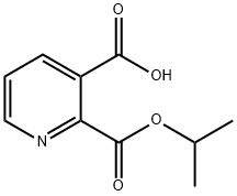 2,3 - 吡啶二羧酸,2 - (1 - 甲基乙基)酯 结构式