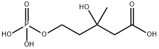 MEVALONIC ACID-5-PHOSPHATE 结构式