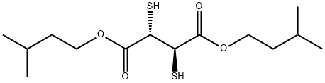 di-(isoamyl)dimercaptosuccinate 结构式