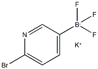 (6-溴吡啶-3-基)三氟硼酸钾 结构式