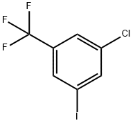 3-氯-5-碘三氟甲基苯 结构式