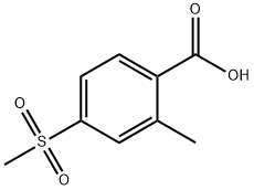 2-甲基-4-甲砜基苯甲酸 结构式