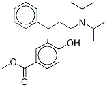 N,N-DIISOPROPYL-D14-3-[(5-METHOXYCARBONYL)-2-HYDROXY)PHENYL]-3-PHENYL-PROPYLAMINE 结构式