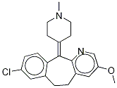 3-Methoxy-N-methyldesloratadine-d4 结构式