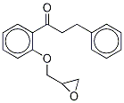 2’-(2,3-EpoxypropoxyD5)-3-phenyl-propiophenone 结构式