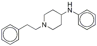 N-PHENYL-D5-N'-[1-(2-PHENYLETHYL)]-4-PIPERIDINE 结构式